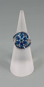 Bella Luce Esotica Sterling Silver CZ Ring