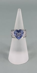 Bella Luce Sterling Silver Tanzanite Ring