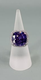 Bella Luce Sterling Silver Tanzanite Ring