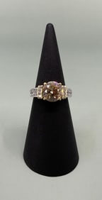 Bella Luce Sterling Silver CZ Ring