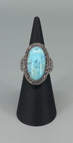 Bella Luce Sterling Silver Turquoise Ring