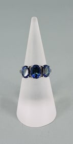 Bella Luce Sterling Silver Lab Grown Spinel Ring
