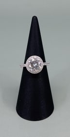 Vanna K Bella Luce Sterling Silver CZ Ring