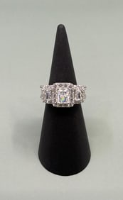 Sterling Silver CZ Ring