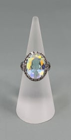 Bella Luce Sterling Silver Mystic Topaz Ring