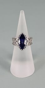 Bella Luce Sterling Blue Cubic Zirconia Ring