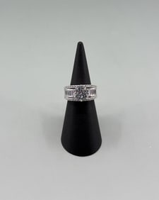 Bella Luce Sterling Silver CZ Ring
