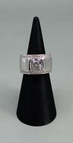 Bella Luce Sterling Silver CZ Ring
