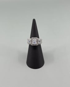 Bella Luce Sterling Silver CZ Ring