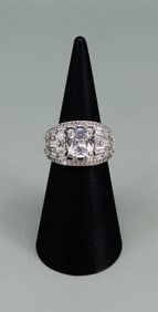 Bella Luce Sterling Silver CZ Ring