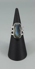 PTI Sterling Silver Labradorite Ring