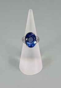 Bella Luce Sterling Silver Tanzanite Simulant Ring