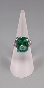 Bella Luce Sterling Silver Lab Grown Spinel Ring