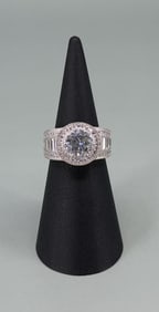 Fuzion Creations Sterling Silver CZ Ring