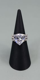 Bella Luce Sterling Silver CZ Ring