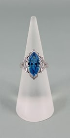 Fuzion Creations Sterling Silver Tanzanite Ring