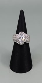 Bella Luce Sterling Silver CZ Ring