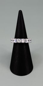 Bella Luce Sterling Silver CZ Eternity Ring