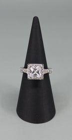 JCL Sterling Silver CZ Ring