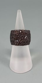 Samara Sterling Silver Black Spinel Ring
