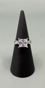 Bella Luce Sterling Silver CZ Ring