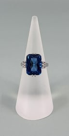Bella Luce Sterling Silver Lab Grown Spinel Ring