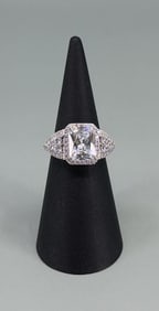 Bella Luce Sterling Silver CZ Ring