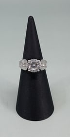 Bella Luce Sterling Silver CZ Ring