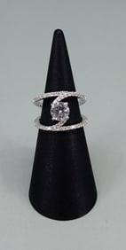 RS Covenant Nickle Silver CZ Ring