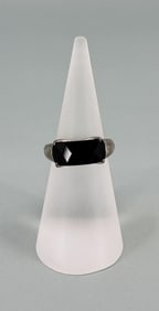 Sterling Silver Black Onyx Ring