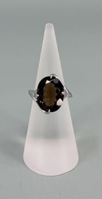 Bella Luce Sterling Silver Smoky Quartz Ring