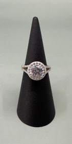 YGI Sterling Silver CZ Ring