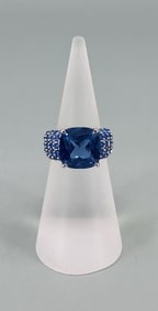 Bella Luce Sterling Silver Lab Grown Spinel Ring