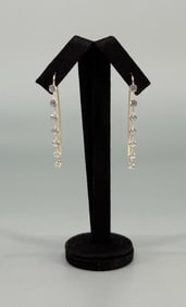 14K Gold CZ earrings