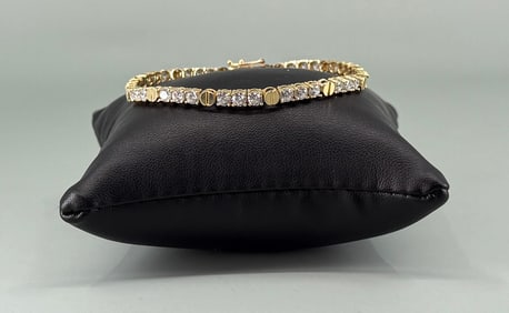 14k Gold CZ Tennis Bracelet