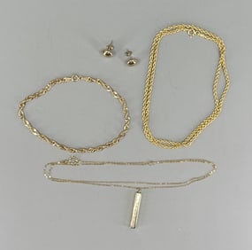 10k Gold Jewelry Lot