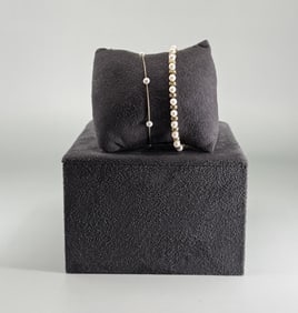 14k Gold Pearl Bracelets