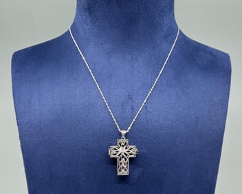 Sterling Silver Cross Necklace
