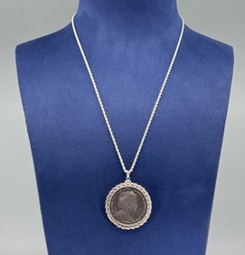 2001 Twin Towers Attack Sterling Necklace