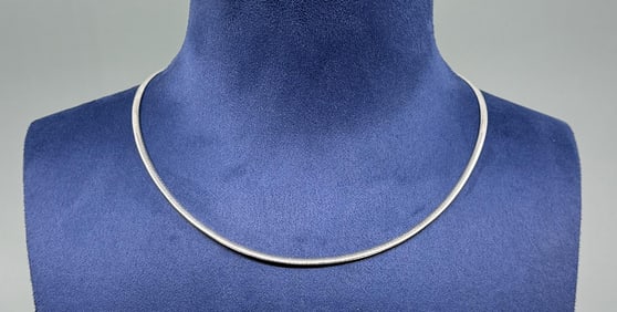 Sterling Silver Collar Necklace