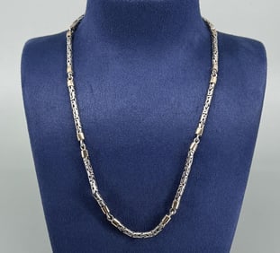 Bali Byzantine Sterling Silver Necklace
