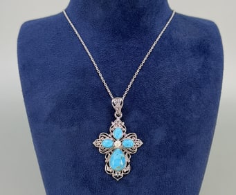 Bella Luce Southwest Style Sterling Necklace