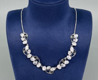 Bella Luce Sterling and Moonstone Necklace