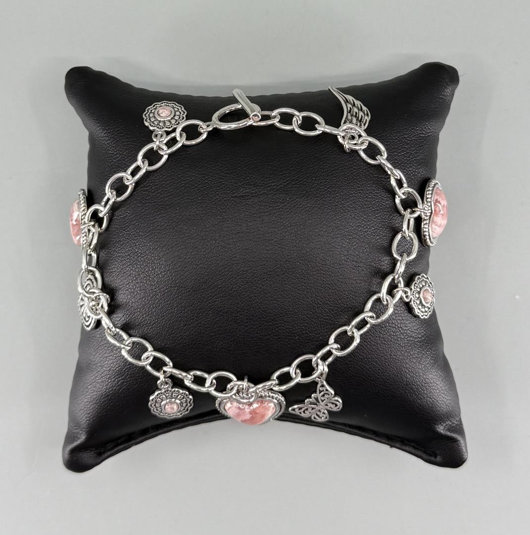 Bella Luce Sterling Silver Heart Bracelet (1 of 5)