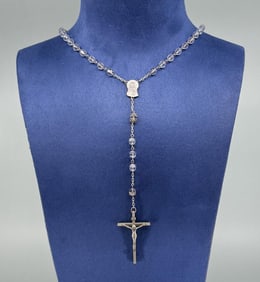 Antique Sterling Silver Rosary