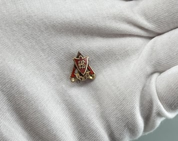 Antique 14K Gold School Pin