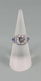 Bella Luce Sterling Silver CZ Ring