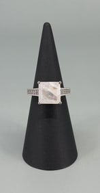 Bella Luce Sterling Silver Moonstone Ring