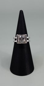 Bella Luce Sterling Silver CZ Ring