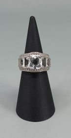 Bella Luce Sterling Silver CZ Ring